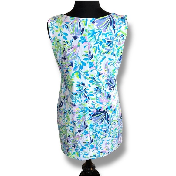 LILLY PULITZER Harper Shift Dress - XXL Resort White Shell Beach - Picture 4 of 13